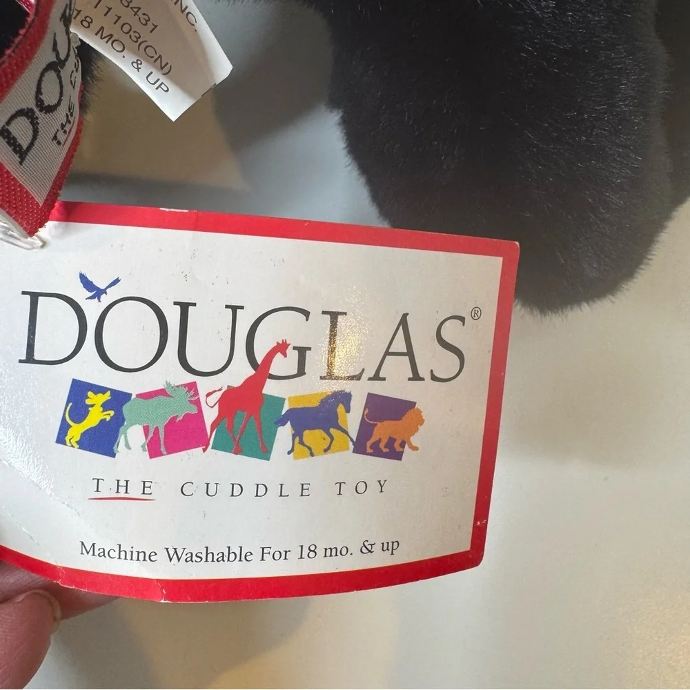 Douglas Chester Black Lab Plush cuddle dog